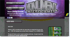 Desktop Screenshot of monumentmicrogames.com