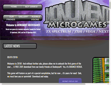 Tablet Screenshot of monumentmicrogames.com